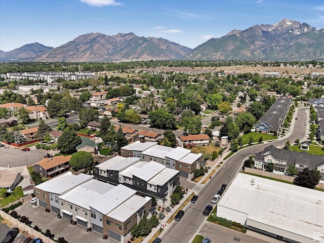 9217 S Holiday Bowl Ct E, Sandy, UT 84094 - aerial view of residential area with a mountainous background