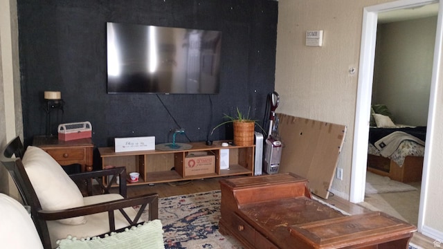 131 6th W, East Carbon, UT 84520 - living room with wood finished floors