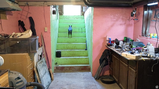 131 6th W, East Carbon, UT 84520 - basement with stairway