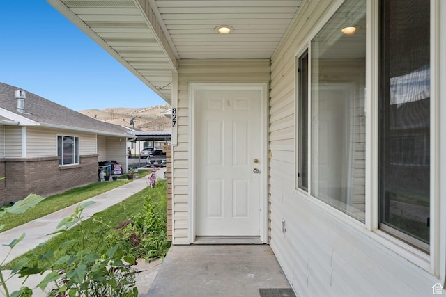 827 S 1030 W, Richfield, UT 84701 - doorway to property featuring a mountain view