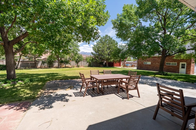 4163 S Beeman Rd, Moab, UT 84532 - view of patio featuring outdoor dining area
