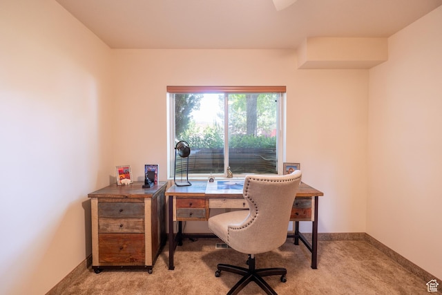 4163 S Beeman Rd, Moab, UT 84532 - office space featuring light colored carpet and baseboards