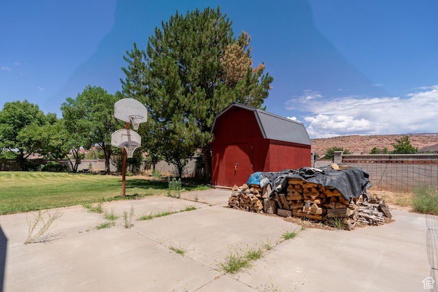 4163 S Beeman Rd, Moab, UT 84532 - view of patio / terrace featuring a storage unit