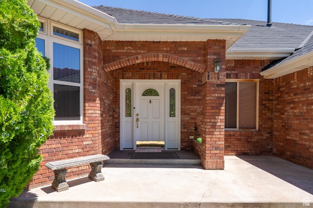 4163 S Beeman Rd, Moab, UT 84532 - property entrance featuring brick siding