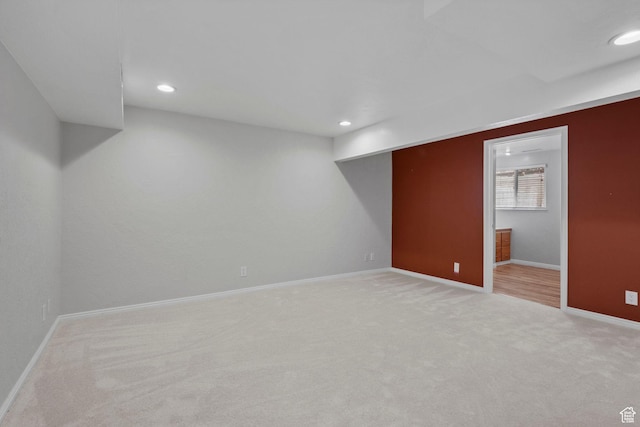 1870 E Monterey Dr, Salt Lake City, UT 84121 - below grade area featuring carpet floors and recessed lighting