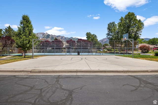 1870 E Monterey Dr, Salt Lake City, UT 84121 - view of sport court with community basketball court and a mountain view