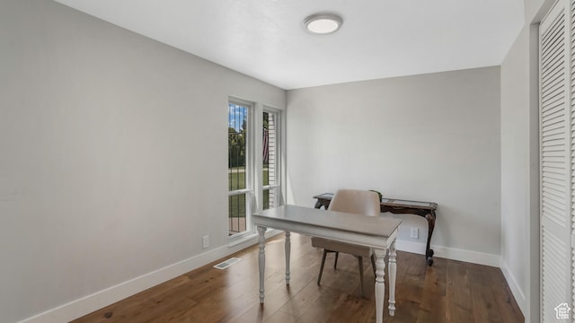 2550 W Lolene Cir, Taylorsville, UT 84129 - office featuring baseboards and wood finished floors