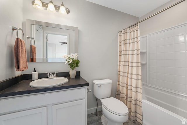 5124 W Stockfield Ln, Herriman, UT 84096 - full bathroom featuring vanity and shower / bath combo