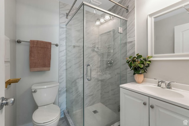 5124 W Stockfield Ln, Herriman, UT 84096 - full bathroom featuring vanity and a stall shower