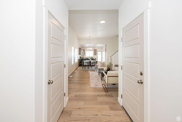 425 W Domain Ln, Grantsville, UT 84029 - foyer with light wood finished floors and recessed lighting