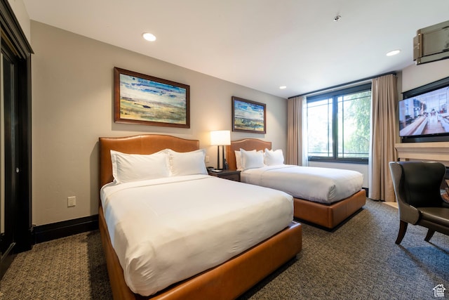 2100 W Frostwood Blvd Unit 4175, Park City, UT 84098 - carpeted bedroom featuring recessed lighting