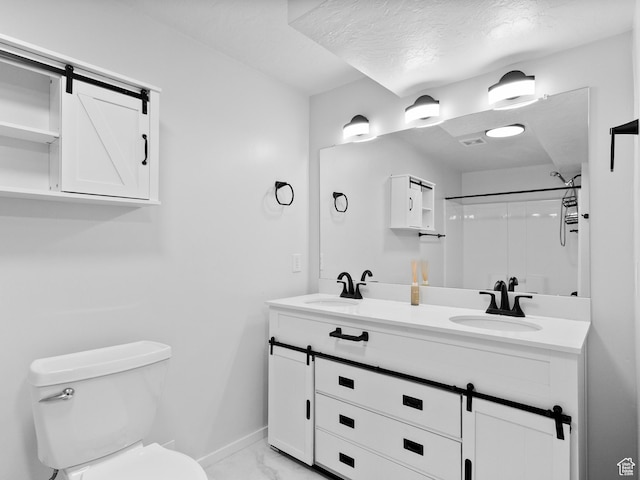 517 E 1140 S, Roosevelt, UT 84066 - full bathroom with double vanity, a shower, and marble finish flooring