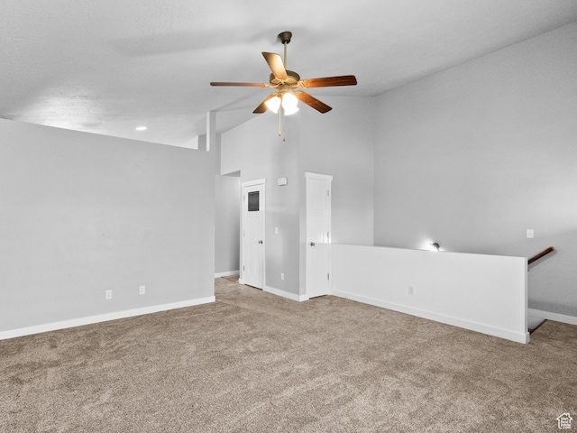 517 E 1140 S, Roosevelt, UT 84066 - spare room featuring ceiling fan and carpet flooring