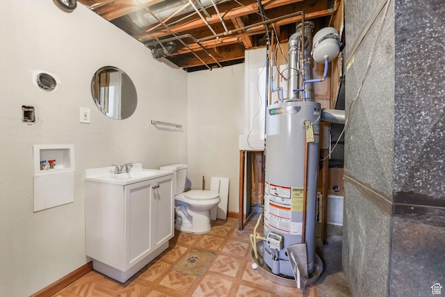 1901 W Kirkham Way S, Taylorsville, UT 84129 - utility room with gas water heater and heating unit