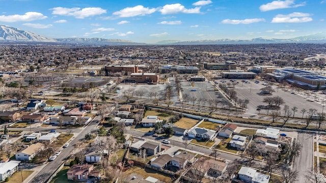 1901 W Kirkham Way S, Taylorsville, UT 84129 - aerial view of property's location featuring a mountainous background and nearby suburban area