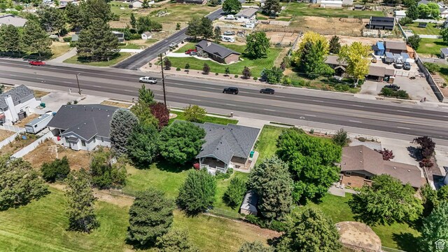 5077 W 11000 N, Highland, UT 84003 - aerial perspective of suburban area