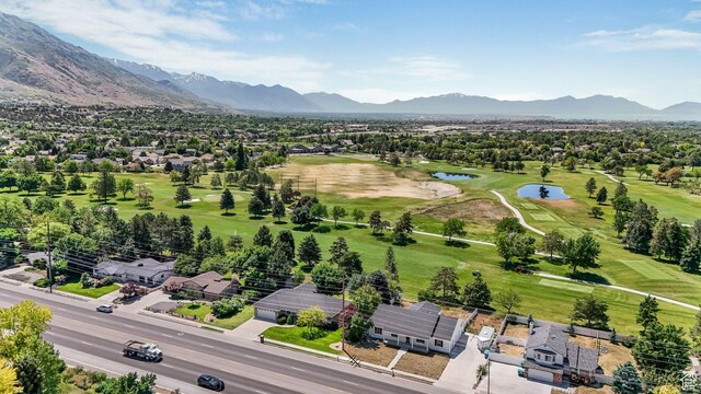 5077 W 11000 N, Highland, UT 84003 - aerial perspective of suburban area with a water and mountain view