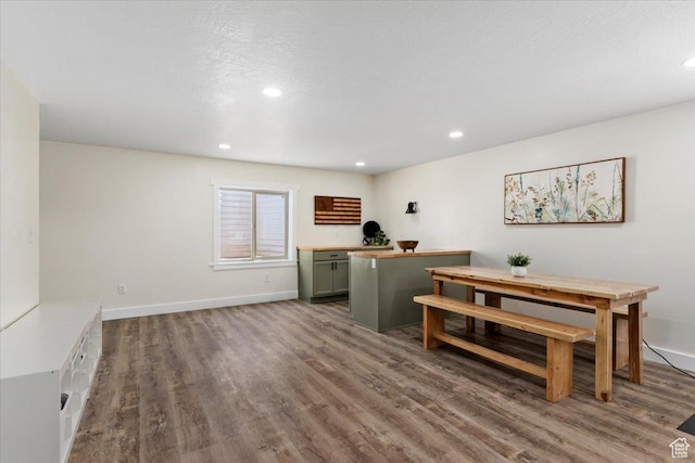 1025 N Apple Seed Ln, Santaquin, UT 84655 - home office featuring wood finished floors and recessed lighting
