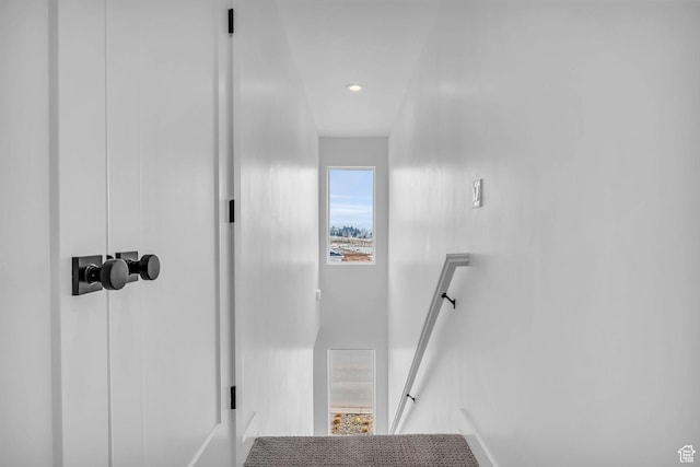 5930 Cardiff Pass Rd, Mountain Green, UT 84050 - stairs featuring recessed lighting