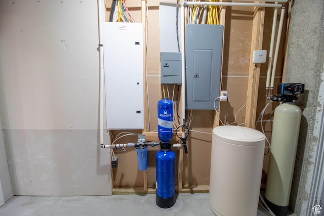 5818 N Cambridge Dr E, Mountain Green, UT 84050 - utility room featuring electric panel