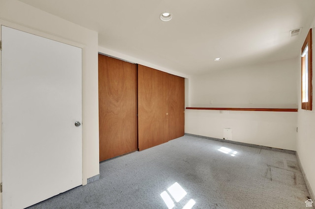 1623 E Spring Run Dr, Holladay, UT 84117 - unfurnished bedroom featuring recessed lighting, carpet floors, and a closet
