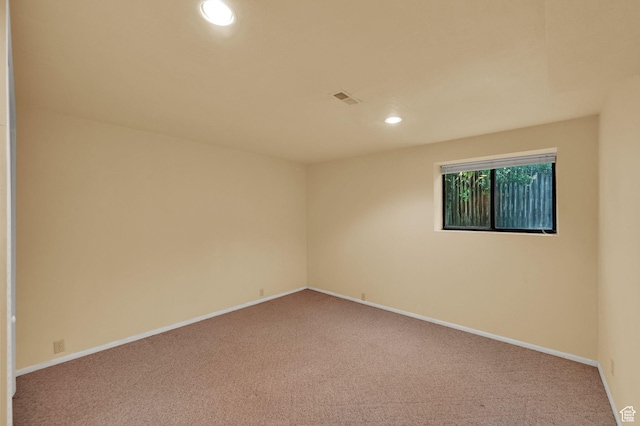 1623 E Spring Run Dr, Holladay, UT 84117 - carpeted empty room with recessed lighting and baseboards