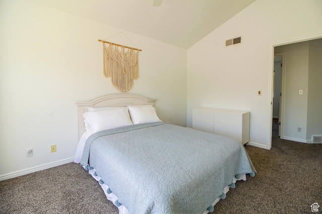 1536 N 150 W, Bountiful, UT 84010 - carpeted bedroom with vaulted ceiling and baseboards