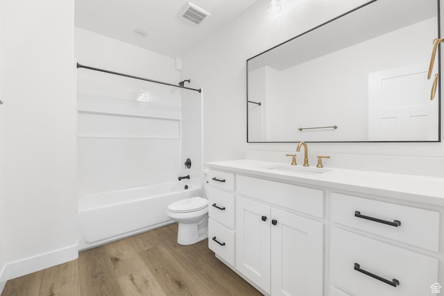 10243 S Dial Ct, South Jordan, UT 84009 - full bathroom with wood finished floors, vanity, and shower / washtub combination