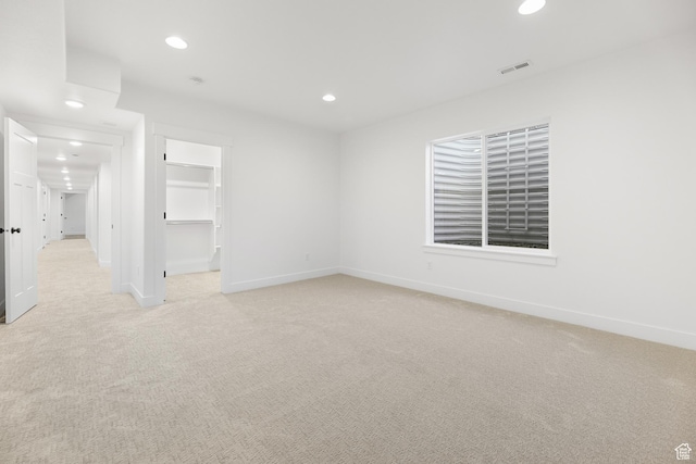 10243 S Dial Ct, South Jordan, UT 84009 - empty room with light colored carpet and recessed lighting