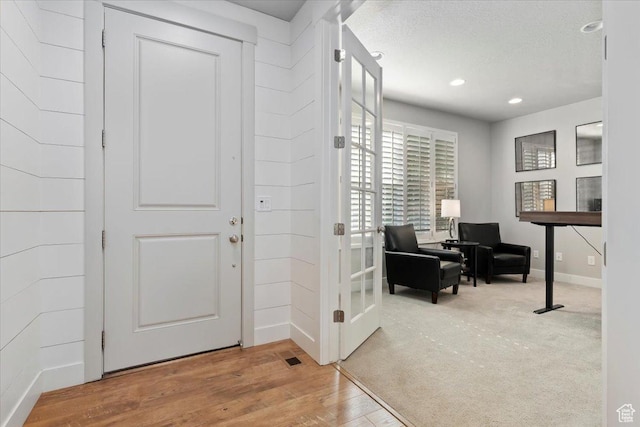 12140 S Galena Grove Way W, Draper, UT 84020 - foyer with recessed lighting and wood finished floors
