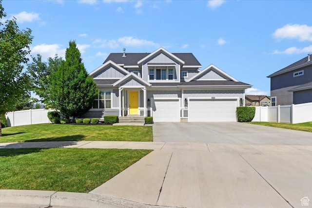12140 S Galena Grove Way W, Draper, UT 84020 - craftsman-style home with board and batten siding, concrete driveway, and a garage