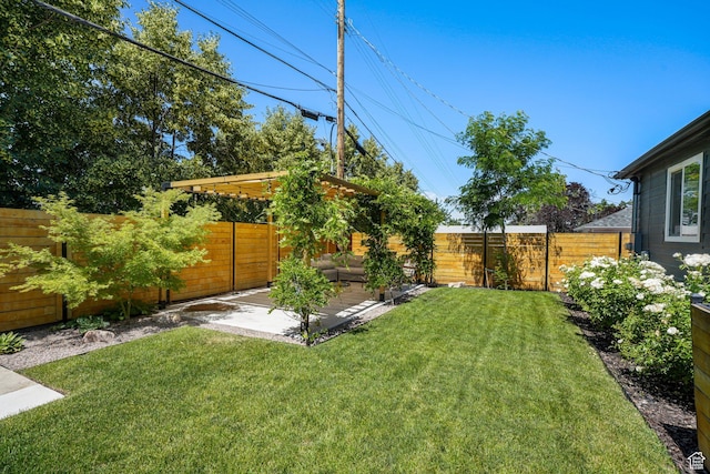 2500 E Simpson Ave S, Salt Lake City, UT 84109 - fenced backyard with a patio