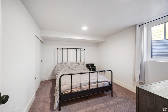 2500 E Simpson Ave S, Salt Lake City, UT 84109 - bedroom featuring dark colored carpet and recessed lighting