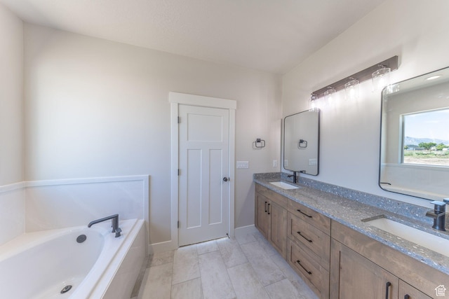 2864 N 3475 W, Plain City, UT 84404 - full bathroom featuring double vanity and a bath