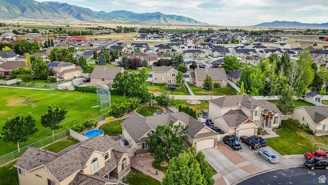356 Warley Way, Stansbury Park, UT 84074 - aerial perspective of suburban area with a mountain backdrop