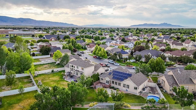 356 Warley Way, Stansbury Park, UT 84074 - aerial view of residential area featuring a mountain backdrop