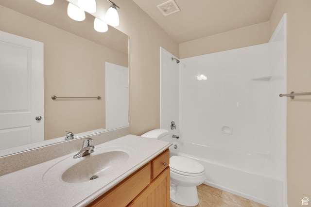 356 Warley Way, Stansbury Park, UT 84074 - bathroom featuring vanity, tile patterned floors, and shower / bathtub combination