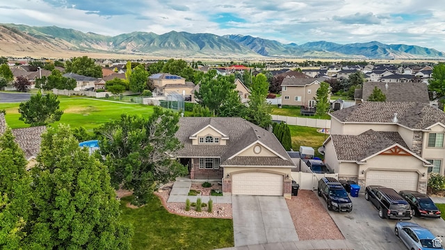 356 Warley Way, Stansbury Park, UT 84074 - aerial view of residential area featuring mountains