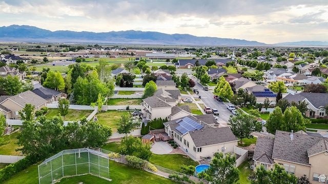 356 Warley Way, Stansbury Park, UT 84074 - aerial perspective of suburban area featuring a mountainous background