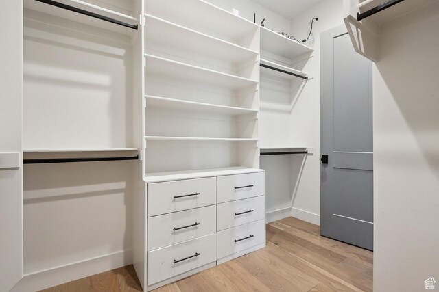 8960 Parleys Ln, Park City, UT 84098 - spacious closet with light wood finished floors