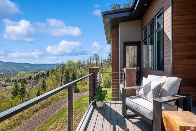 8960 Parleys Ln, Park City, UT 84098 - balcony with a mountain view