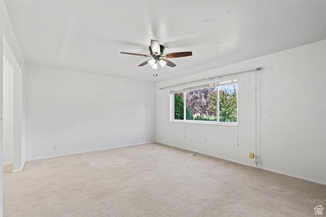 220 S Coleman St W, Tooele, UT 84074 - carpeted empty room featuring ceiling fan and baseboards