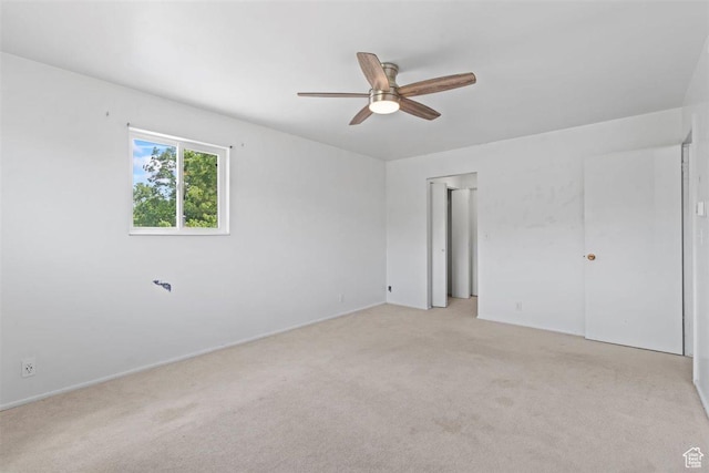 220 S Coleman St W, Tooele, UT 84074 - unfurnished bedroom with light carpet and ceiling fan