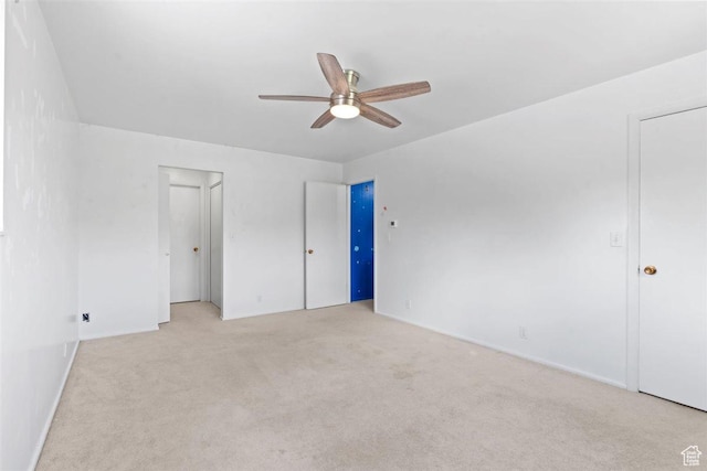 220 S Coleman St W, Tooele, UT 84074 - unfurnished bedroom with light colored carpet and a ceiling fan