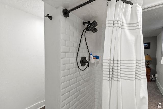 3530 Madison Ave, Ogden, UT 84403 - bathroom view of a tile shower and carpet flooring