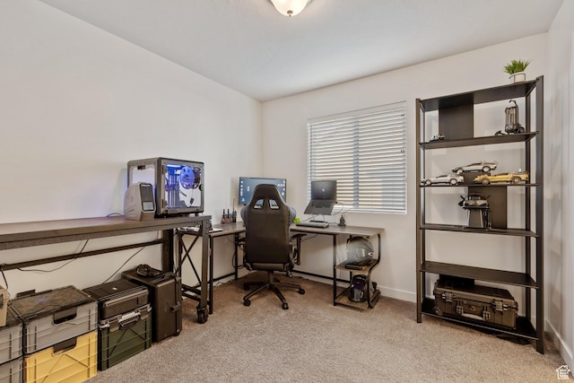 743 W 950 S, Springville, UT 84663 - home office with carpet flooring and baseboards
