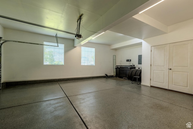743 W 950 S, Springville, UT 84663 - garage with a garage door opener and electric panel