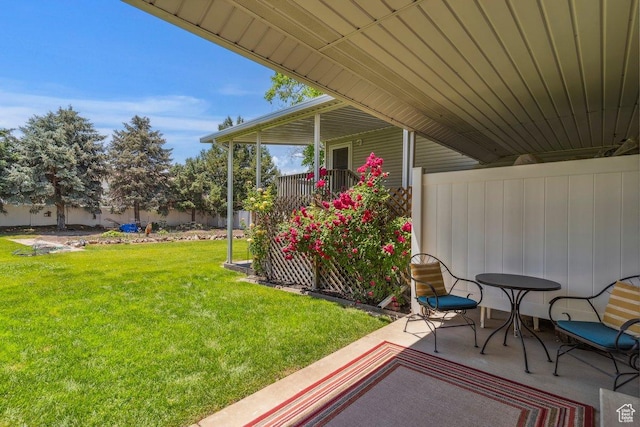 435 E 2100 N, North Ogden, UT 84414 - view of yard with a patio area