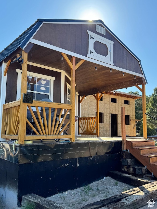 46205 W Little Elk Rd, Fruitland, UT 84027 - view of front of house featuring covered porch