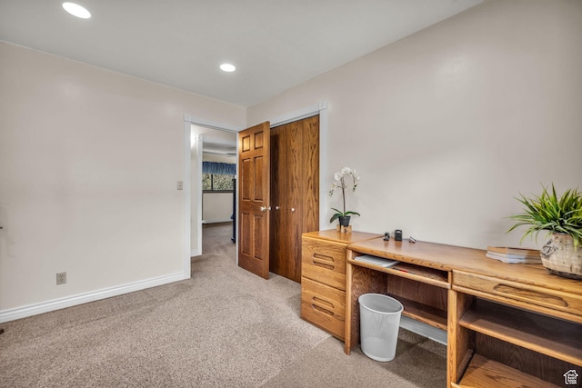 315 E Oak Ln, Kaysville, UT 84037 - office area featuring light colored carpet and recessed lighting
